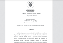 Descarga la decisión de detención contra Uribe