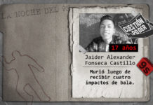 Tres monólogos acerca de cómo murió un joven en plena protesta