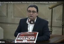 EN VIVO Debate de moción de censura de MinDefensa en la Cámara de Representantes