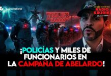 ¡OJO! FUNCIONARIOS PÚBLICOS y POLICÍAS inscritos a la campaña De la Espriella