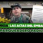Las actas donde se aprobó el embargo al Parqueadero Padilla