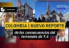 Colombia | Nuevo reporte de las consecuencias del terremoto de 7.4
